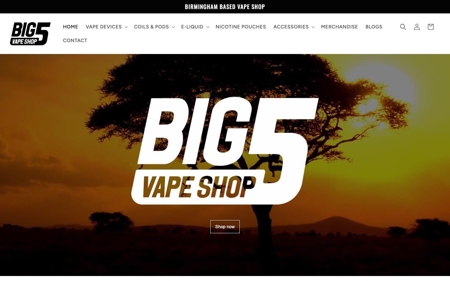 Big 5 Vape Shop screenshot